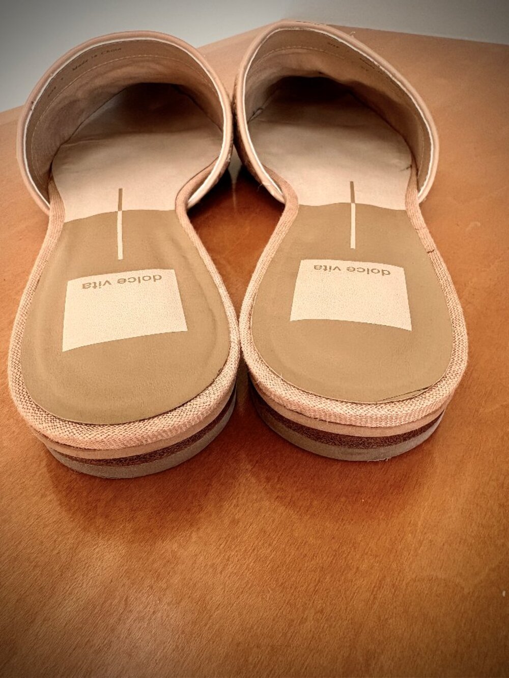 Dolce Vita "Ezra" Pointed Natural Raffia Flats, 7M - Picture 5 of 14